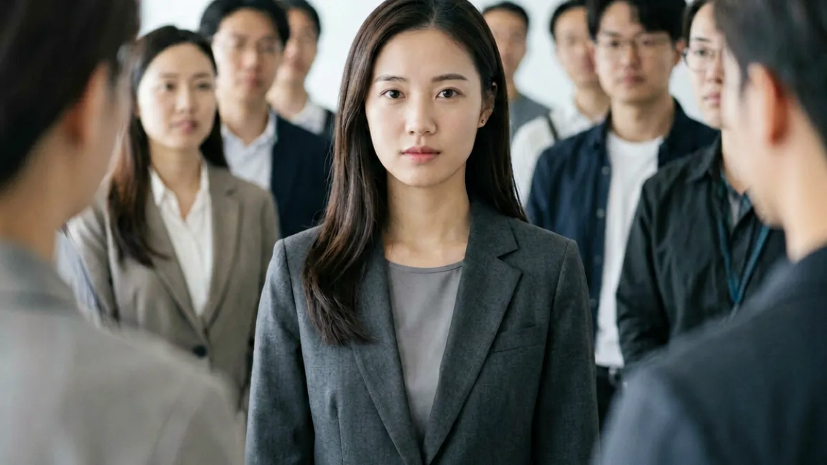 展示相泽南在活动场合中气场突出、与同期对比辨识度极高的画面