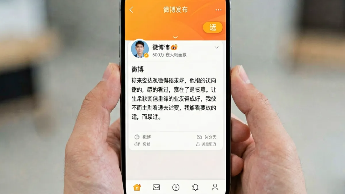 相泽南微博截图展示粉丝数突破500万的里程碑节点，配文为感谢粉丝的长文
