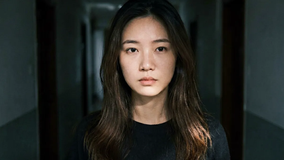 相泽南主演悬疑惊悚风格短片，灯光昏暗渲染紧张氛围